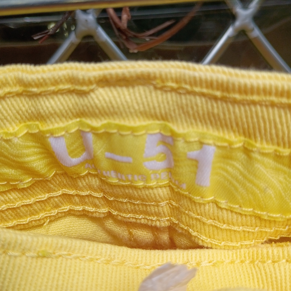 NWT.Yellow Women's Jeans Size 15.U-51  Stretch - Picture 6 of 8